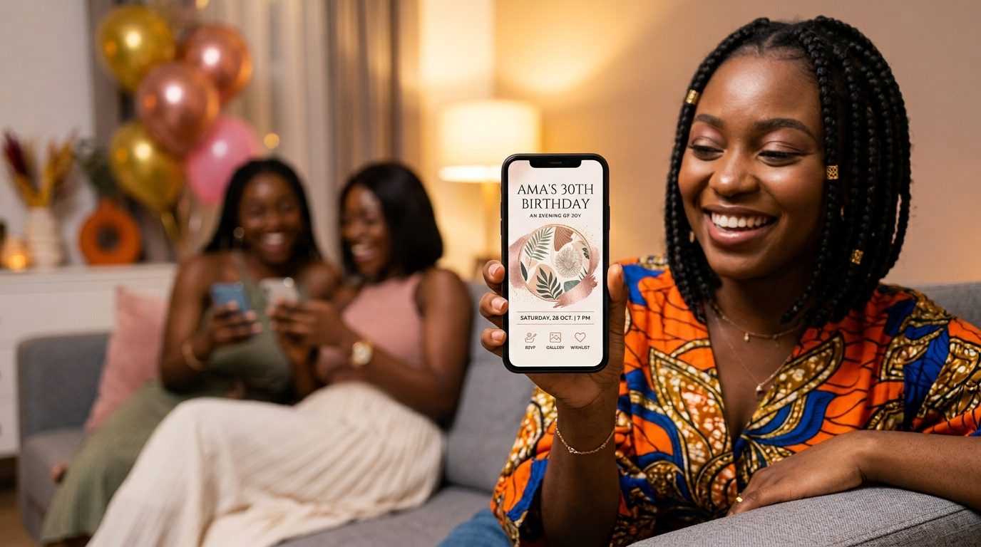 The Birthday Invitation Style That Is Taking Over Ghanaian Group Chats