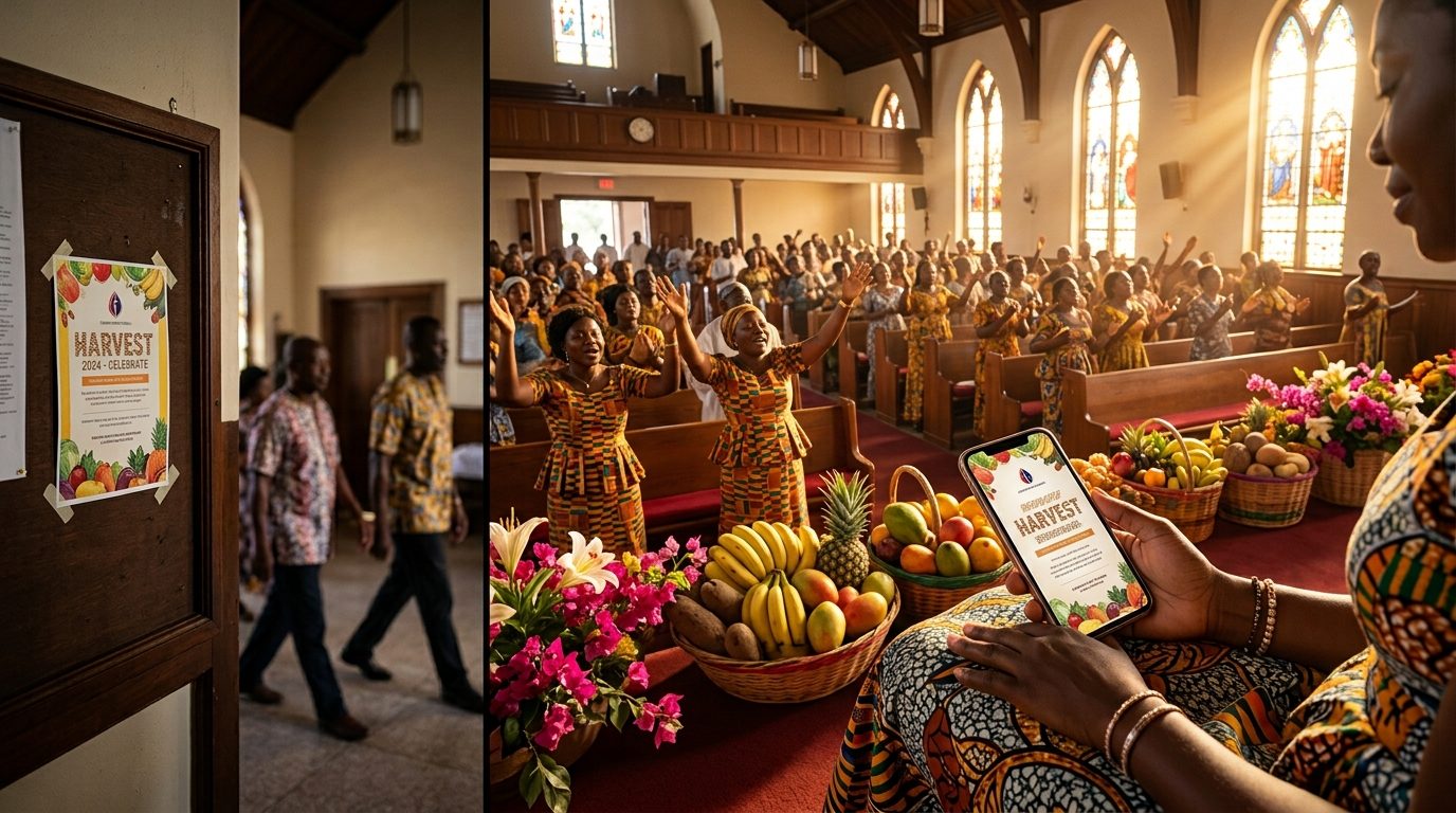 Why a Church Harvest or Thanksgiving Event Deserves More Than a Noticeboard Flyer