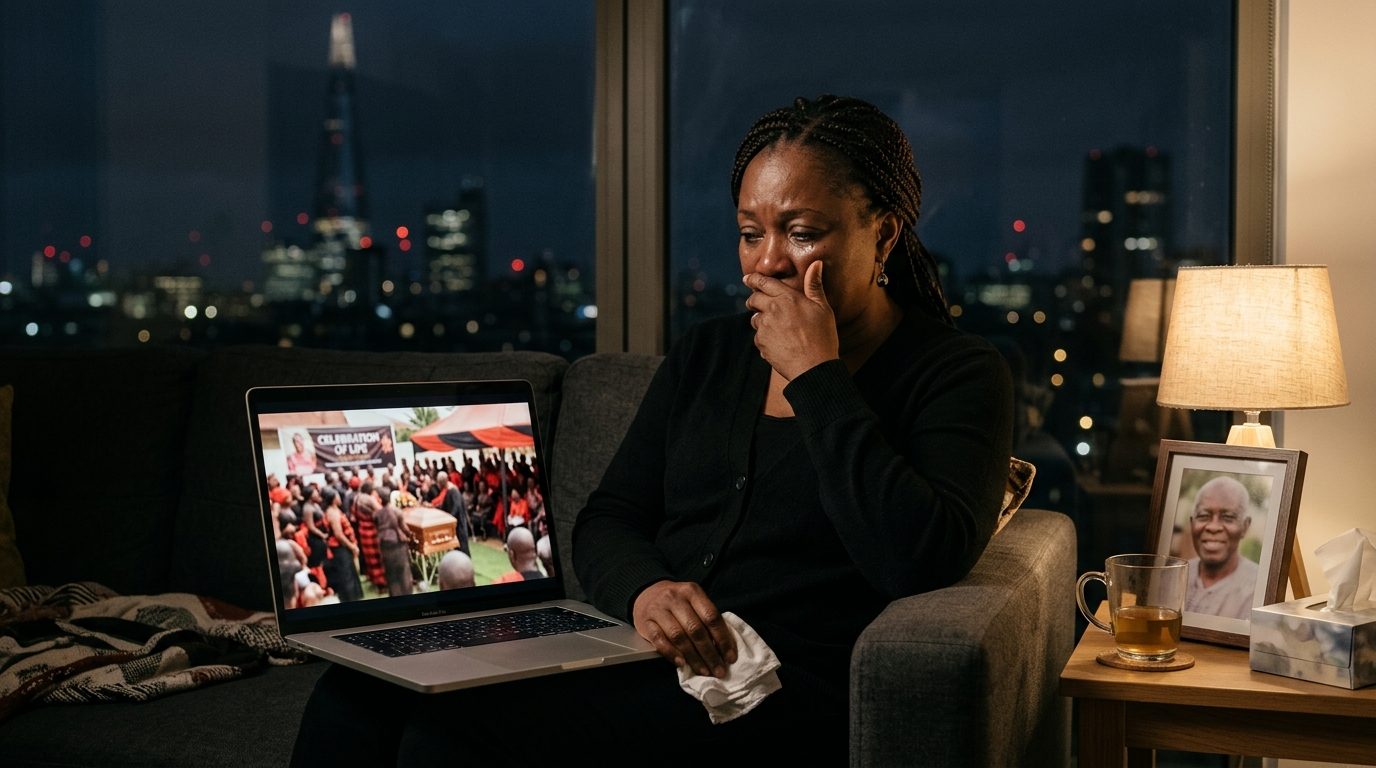 Grieving From Abroad — How Diaspora Families Stay Connected to Ghana Funerals in Real Time