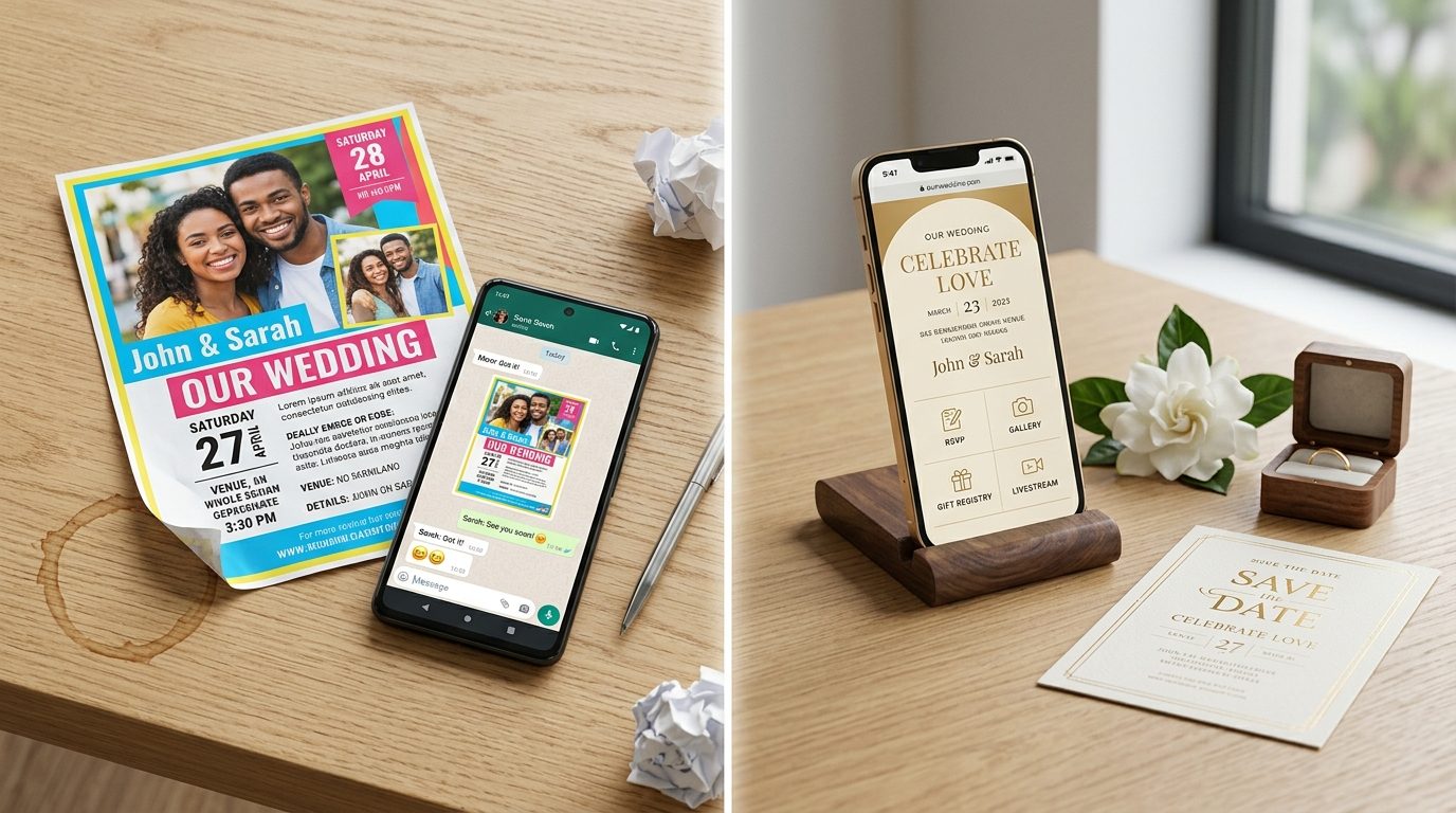 VibeLink vs The Free JPEG: A Real Cost Comparison for a 200-Guest Wedding
