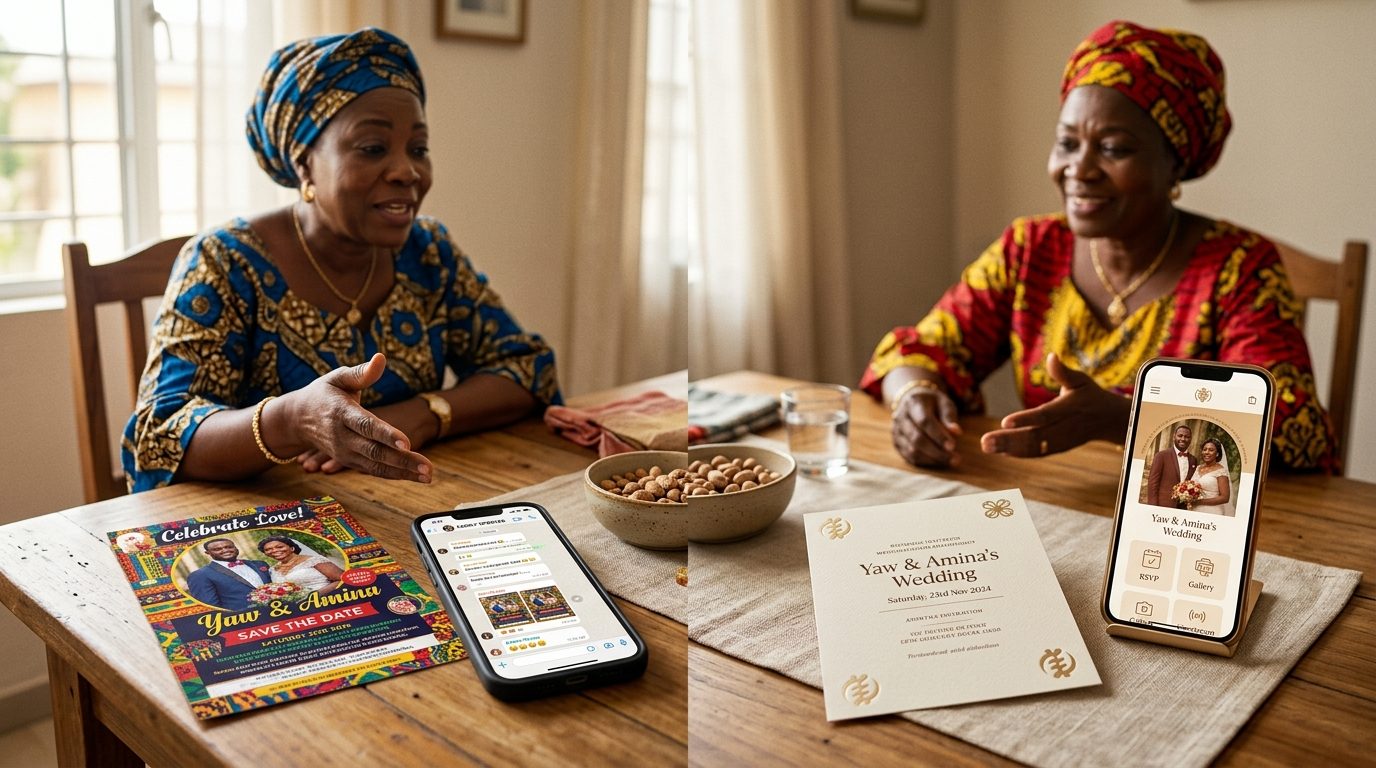 WhatsApp Flyer or Proper Invitation? The Ghanaian Wedding Debate That Won't Go Away